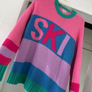 Show Me Your MuMu Ski in Pink Oversized Sweater Size S